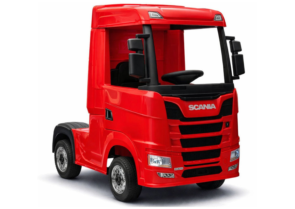 Battery-powered car Scania 500R HL698 Red 4x4 - attēls 1