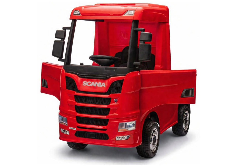 Battery-powered car Scania 500R HL698 Red 4x4 - attēls 7