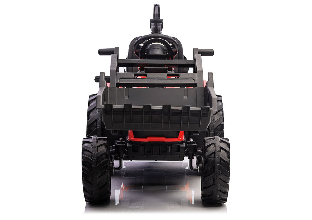 Battery-Powered Excavator with Trailer SX2068 Red - image 3
