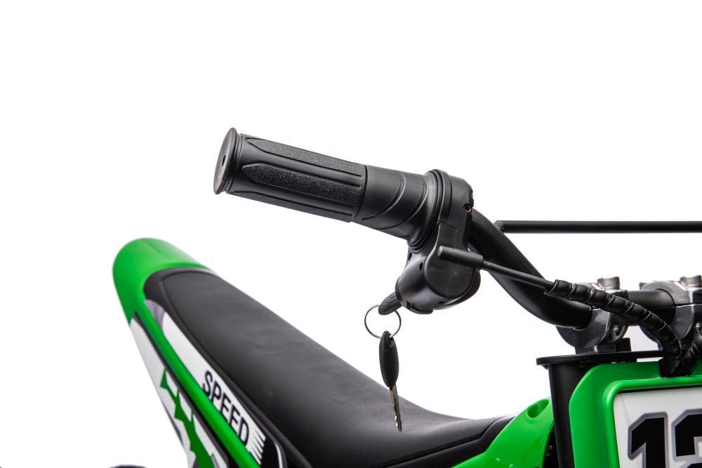 Battery-powered motocross bike A9901 Green - attēls 6