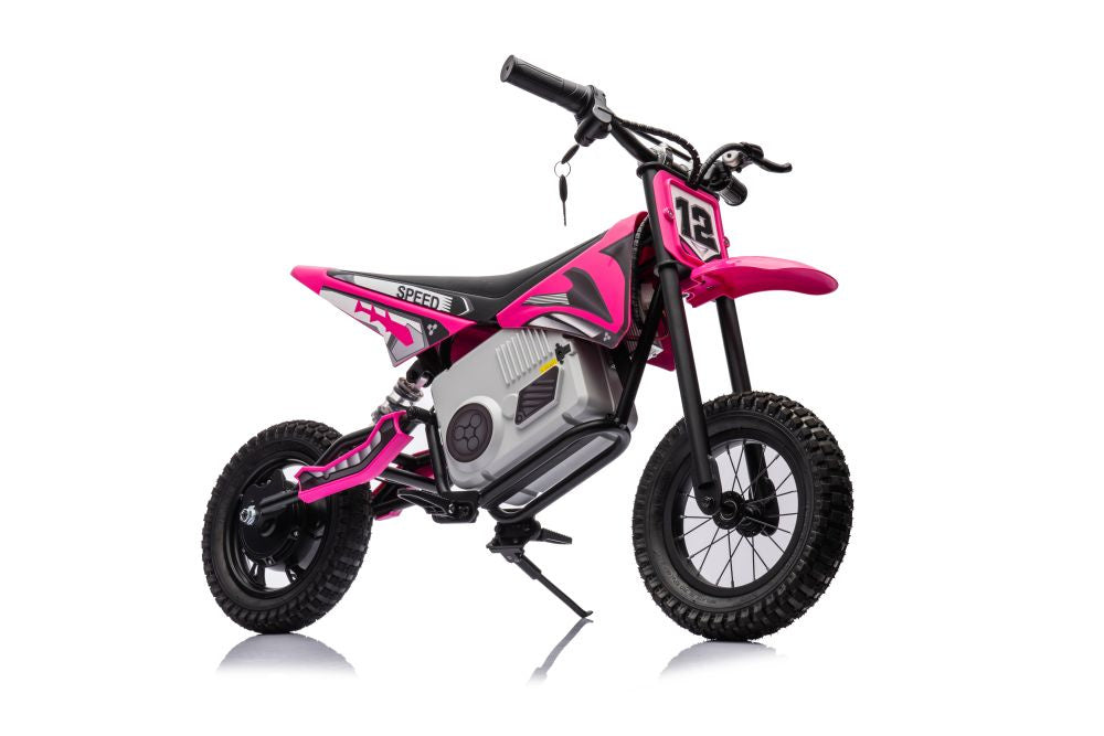 Battery-powered motocross bike A9901 pink - pilt 1