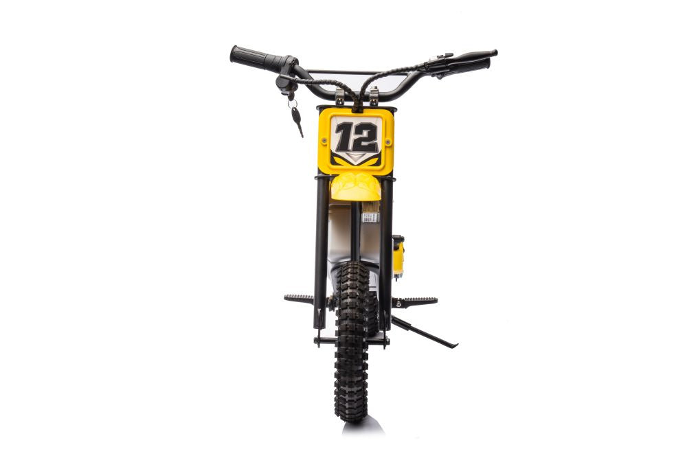 Battery-powered motocross bike A9901 geltonas - nuotrauka 2