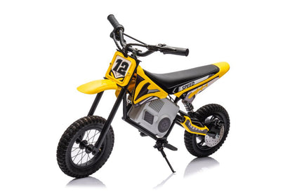 Battery-powered motocross bike A9901 geltonas - nuotrauka 3