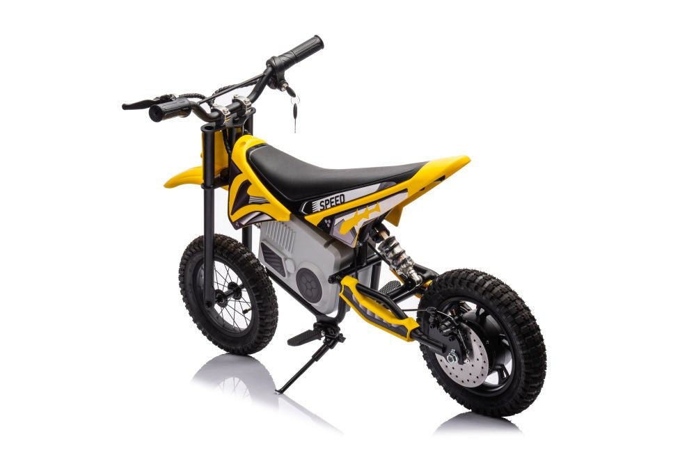 Battery-powered motocross bike A9901 geltonas - nuotrauka 4