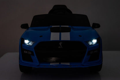Battery-powered vehicle Ford Mustang GT500 Shelby Blue - attēls 2