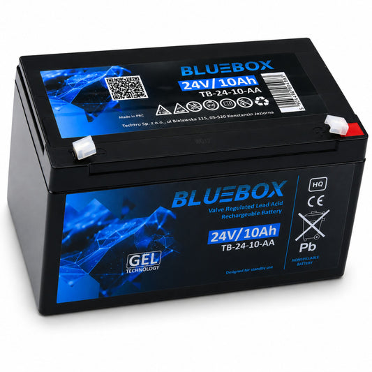 BLUEBOX Gel Battery VRLA AGM 24V10Ah For Car Battery - attēls 1