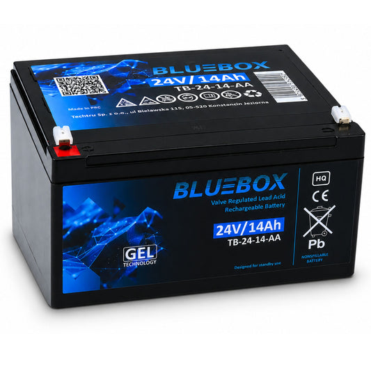 BLUEBOX Gel Battery VRLA AGM 24V14Ah For Car Battery - attēls 1