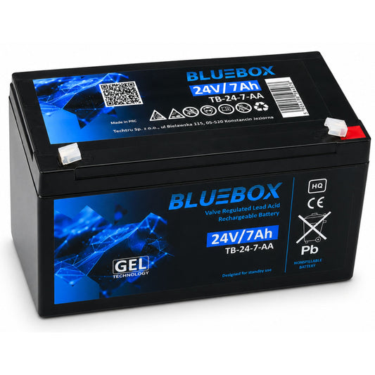 BLUEBOX Gel Battery VRLA AGM 24V7Ah For Car Battery - attēls 1