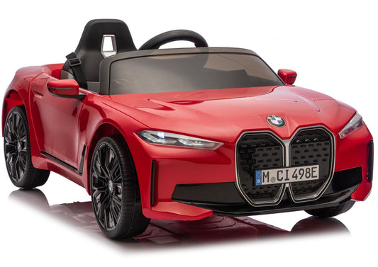 BMW i4 4x4 JE1009 Red Electric Ride-On Car - attēls 1