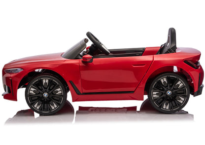 BMW i4 4x4 JE1009 Red Electric Ride-On Car - attēls 4