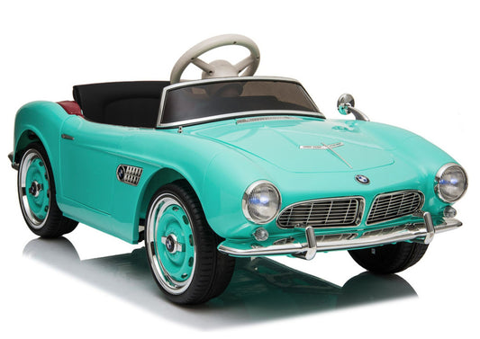 BMW Retro SX1938 Light Blue Battery-Powered Car - attēls 1