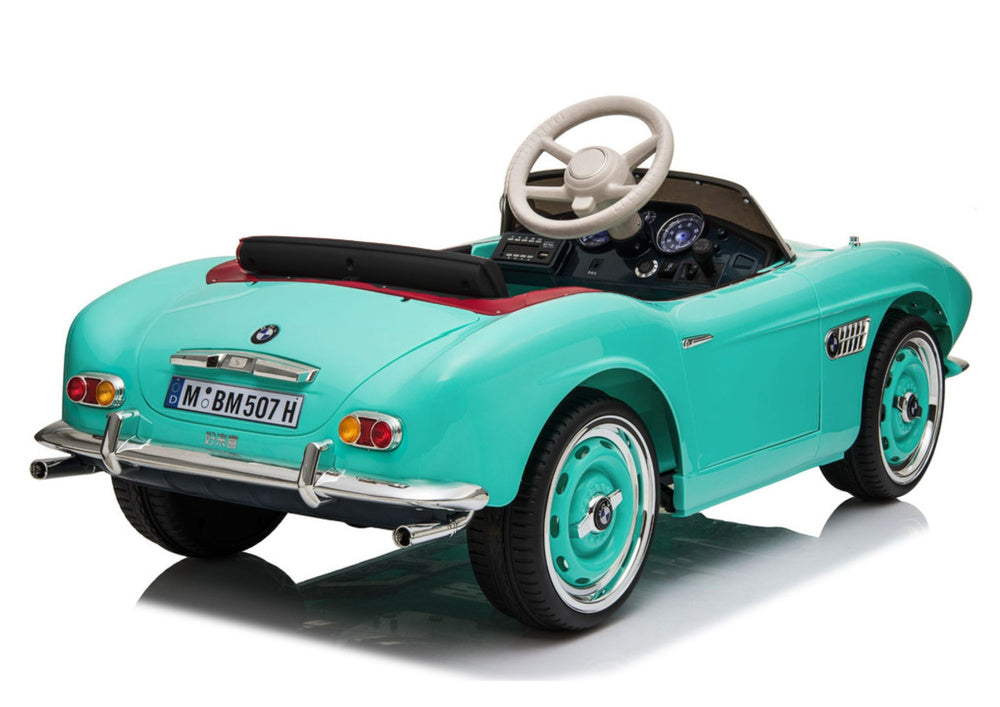 BMW Retro SX1938 Light Blue Battery-Powered Car - attēls 8
