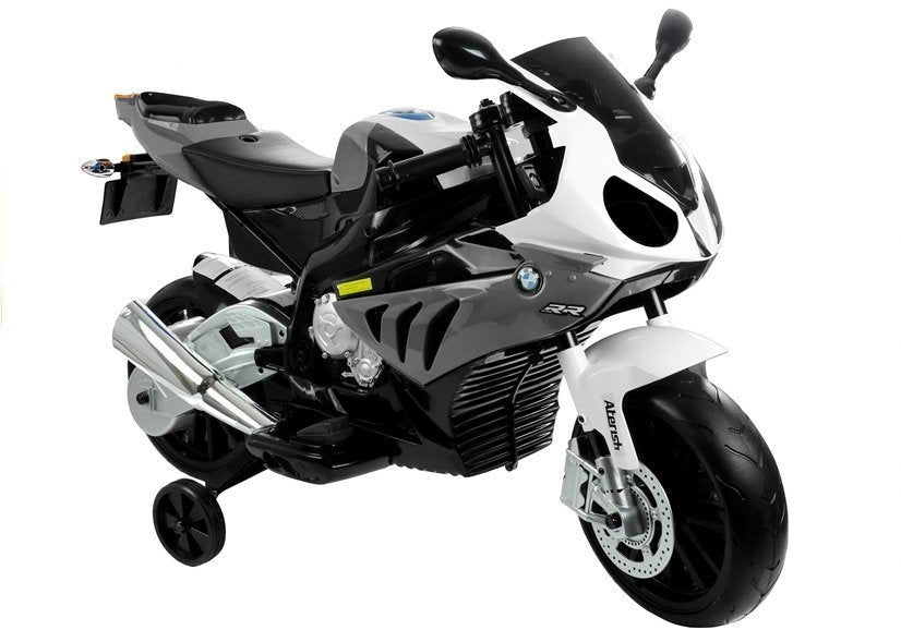 BMW S1000RR Silver - Electric Ride On Motorcycle - attēls 1