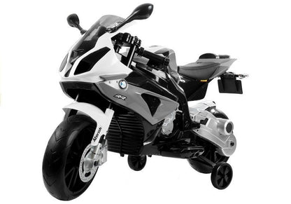 BMW S1000RR Silver - Electric Ride On Motorcycle - attēls 2