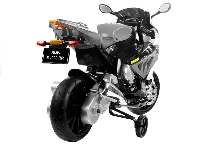 BMW S1000RR Silver - Electric Ride On Motorcycle - attēls 3
