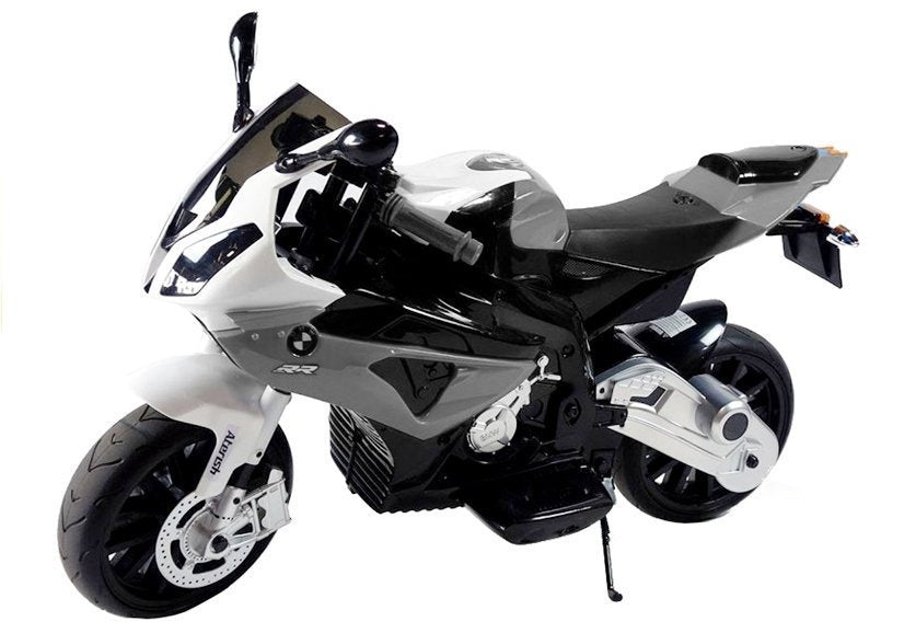BMW S1000RR Silver - Electric Ride On Motorcycle - attēls 4