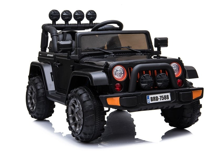 BRD-7588 Black - Electric Ride On Car - attēls 1
