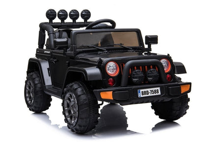 BRD-7588 Black - Electric Ride On Car - attēls 1