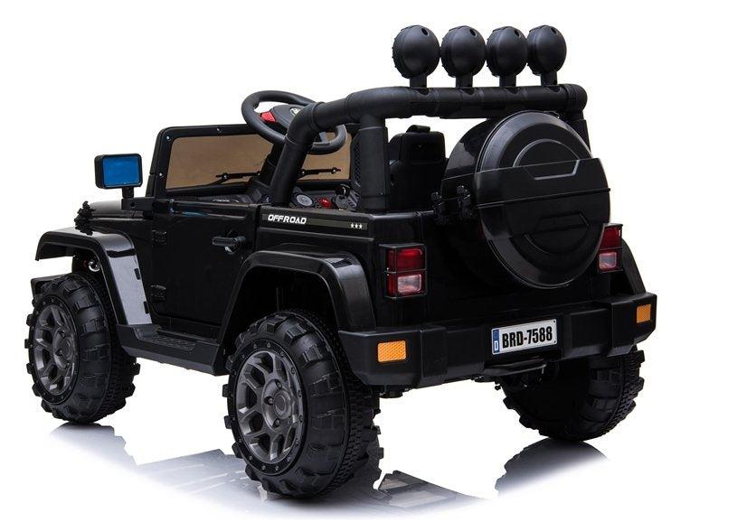 BRD-7588 Black - Electric Ride On Car - attēls 4