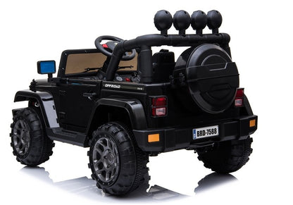 BRD-7588 Black - Electric Ride On Car - attēls 4