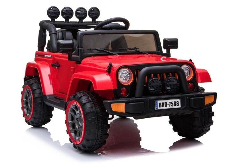 BRD-7588 Red - Electric Ride On Car - attēls 1