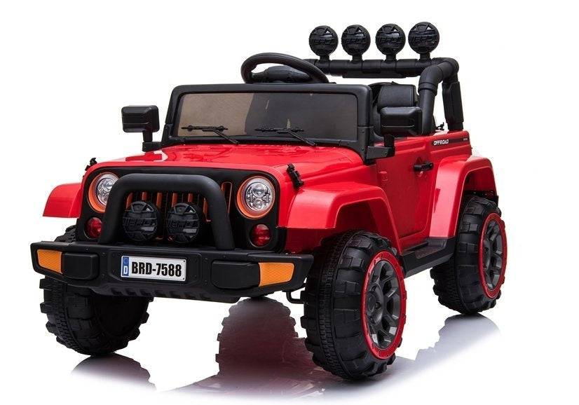 BRD-7588 Red - Electric Ride On Car - attēls 3