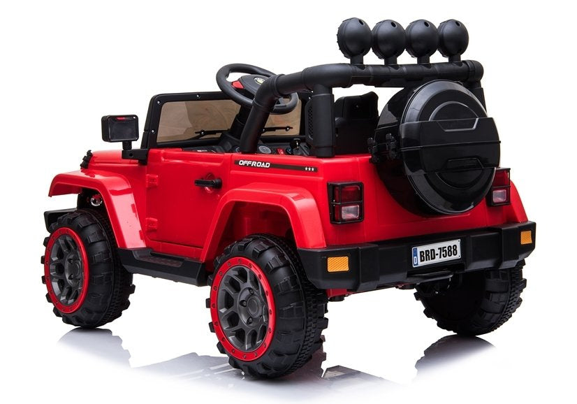 BRD-7588 Red - Electric Ride On Car - attēls 4