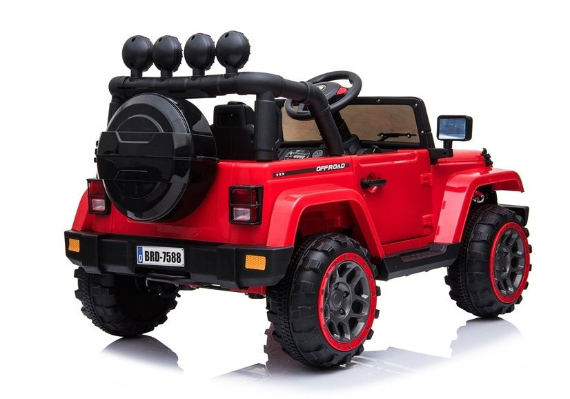 BRD-7588 Red - Electric Ride On Car - attēls 6