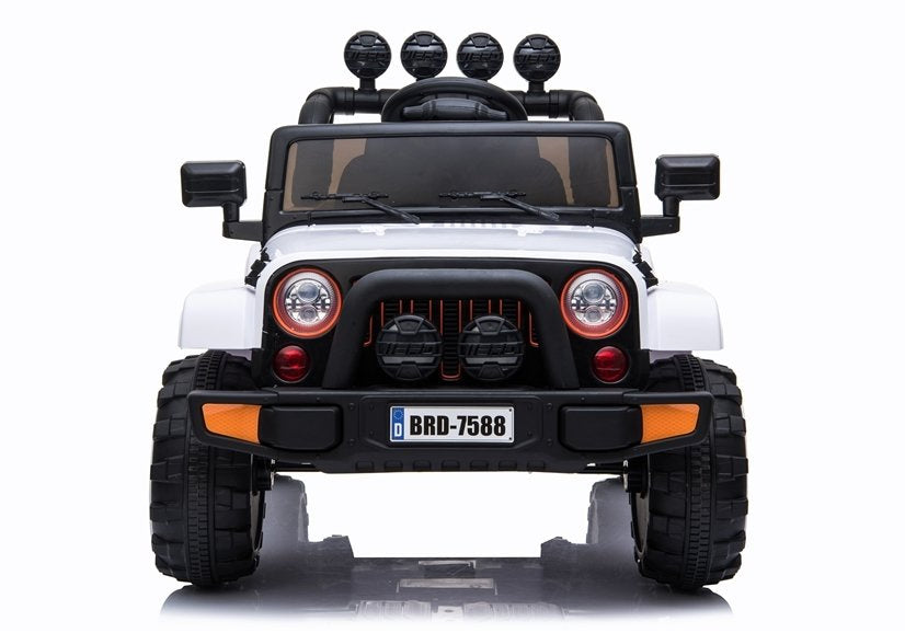 BRD-7588 White - Electric Ride On Car - attēls 2