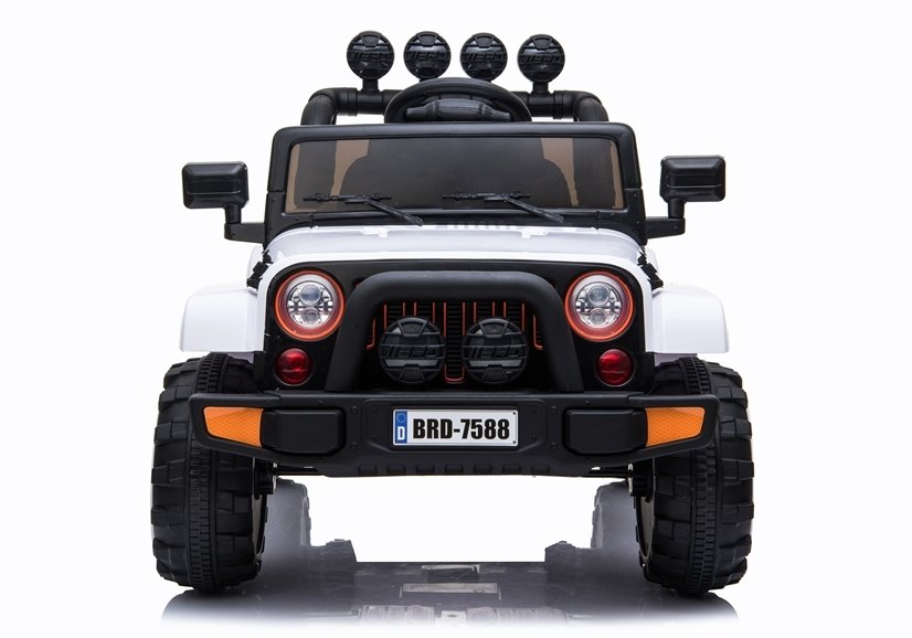 BRD-7588 White - Electric Ride On Car - attēls 7