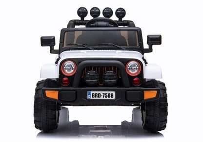 BRD-7588 White - Electric Ride On Car - attēls 7