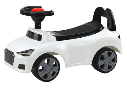 Car Ride On With Backrest QX-3396 Horn Storage Box White - attēls 2