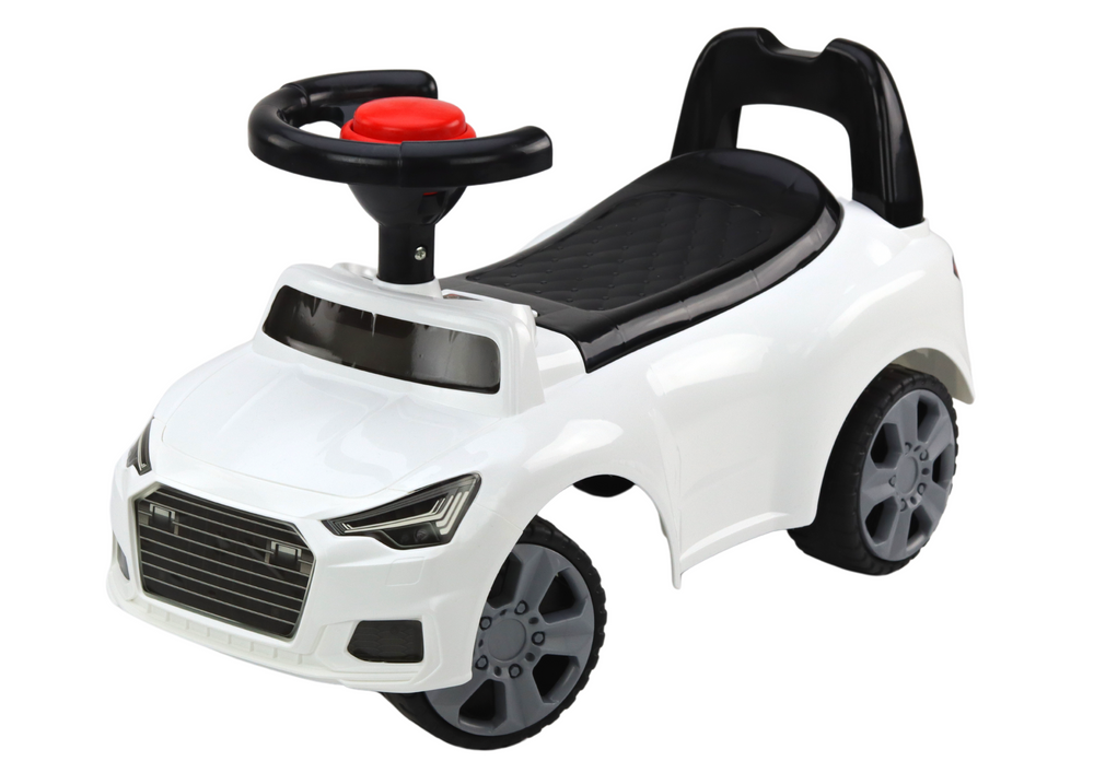 Car Ride On With Backrest QX-3396 Horn Storage Box White - attēls 3