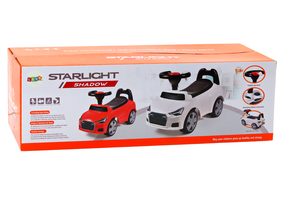 Car Ride On With Backrest QX-3396 Horn Storage Box White - attēls 4