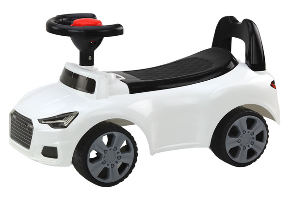 Car Ride On With Backrest QX-3396 Horn Storage Box White - attēls 6