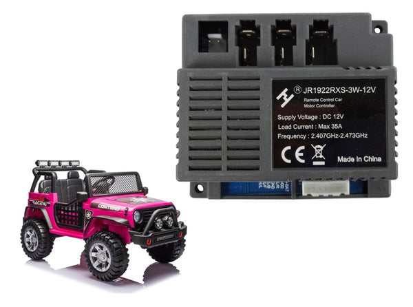 Central Module JR1922RXS-3W-12V for electric ride on XMX618 XMX608 - attēls 3