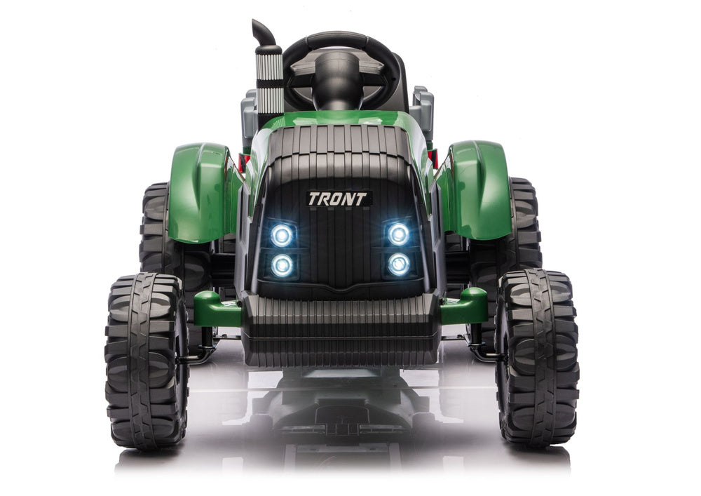 CH9959B Battery Operated Tractor with Trailer Dark Green 24V - image 3