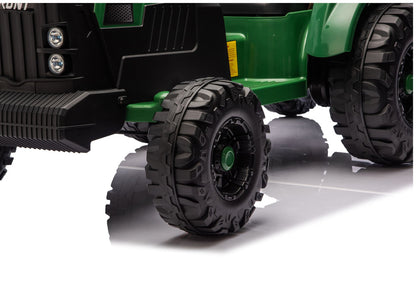 CH9959B Battery Operated Tractor with Trailer Dark Green 24V - image 6