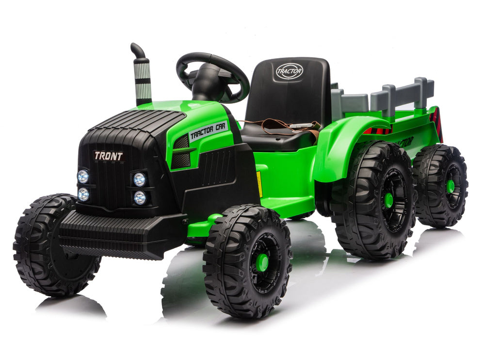 CH9959B Battery Operated Tractor with Trailer Light Green 24V - image 2