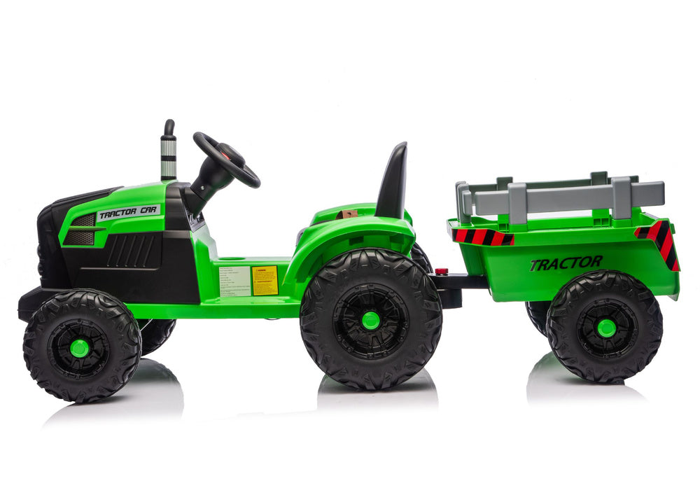 CH9959B Battery Operated Tractor with Trailer Light Green 24V - image 5