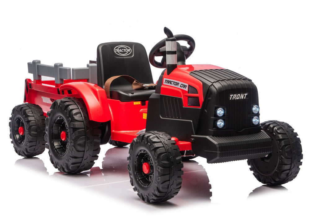 CH9959B Battery Operated Tractor with Trailer Red 24V - attēls 1