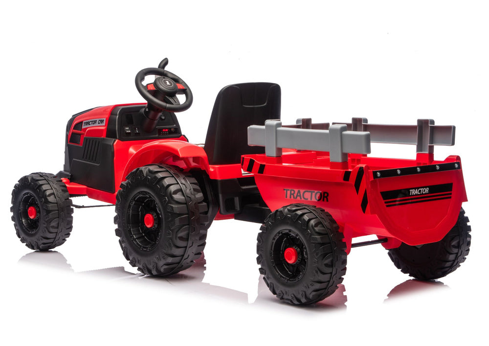 CH9959B Battery Operated Tractor with Trailer Red 24V - attēls 5