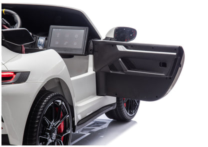 DK-P911 Porsche GT3 24V Battery-Operated Car White - image 6