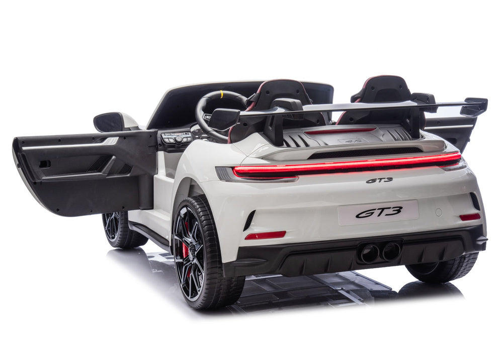 DK-P911 Porsche GT3 24V Battery-Operated Car White - image 7