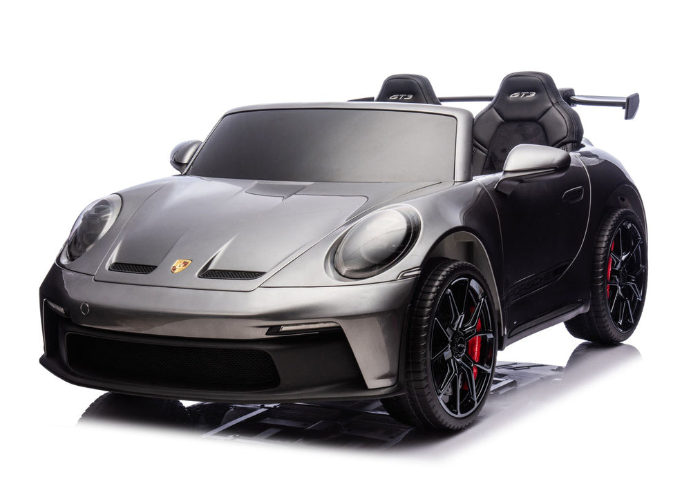 DK-P911 Porsche GT3 Electric Ride-On Car, Gray Painted - attēls 2