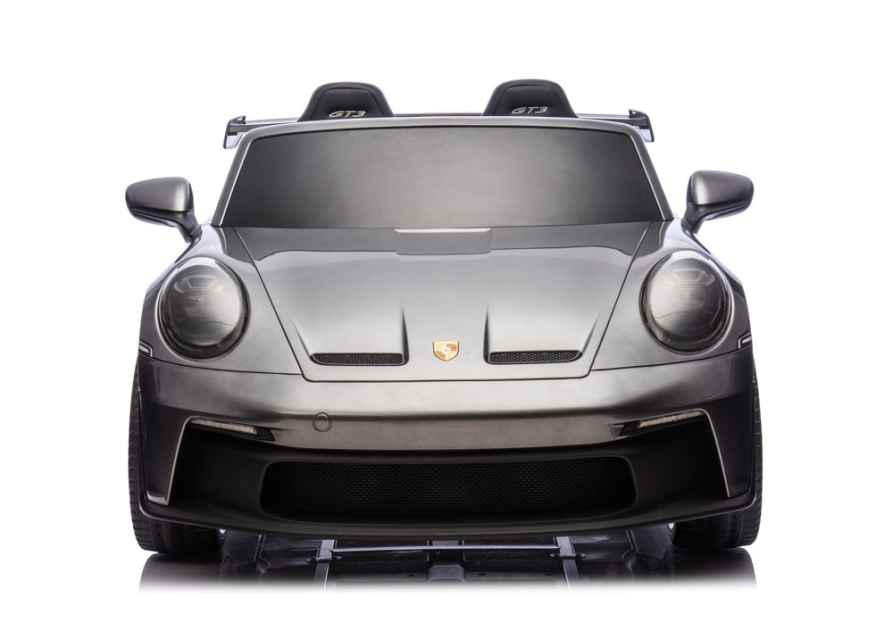 DK-P911 Porsche GT3 Electric Ride-On Car, Gray Painted - attēls 3
