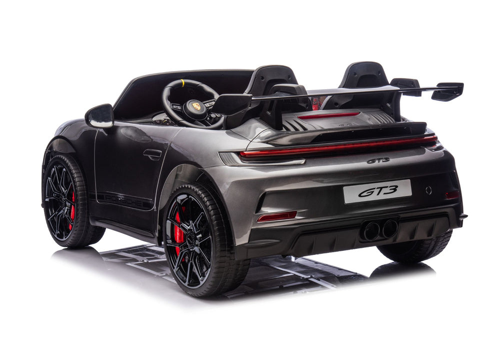DK-P911 Porsche GT3 Electric Ride-On Car, Gray Painted - attēls 5