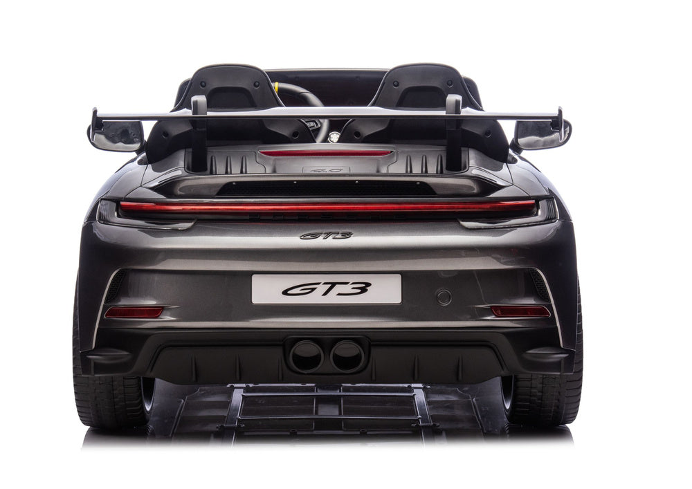DK-P911 Porsche GT3 Electric Ride-On Car, Gray Painted - attēls 6