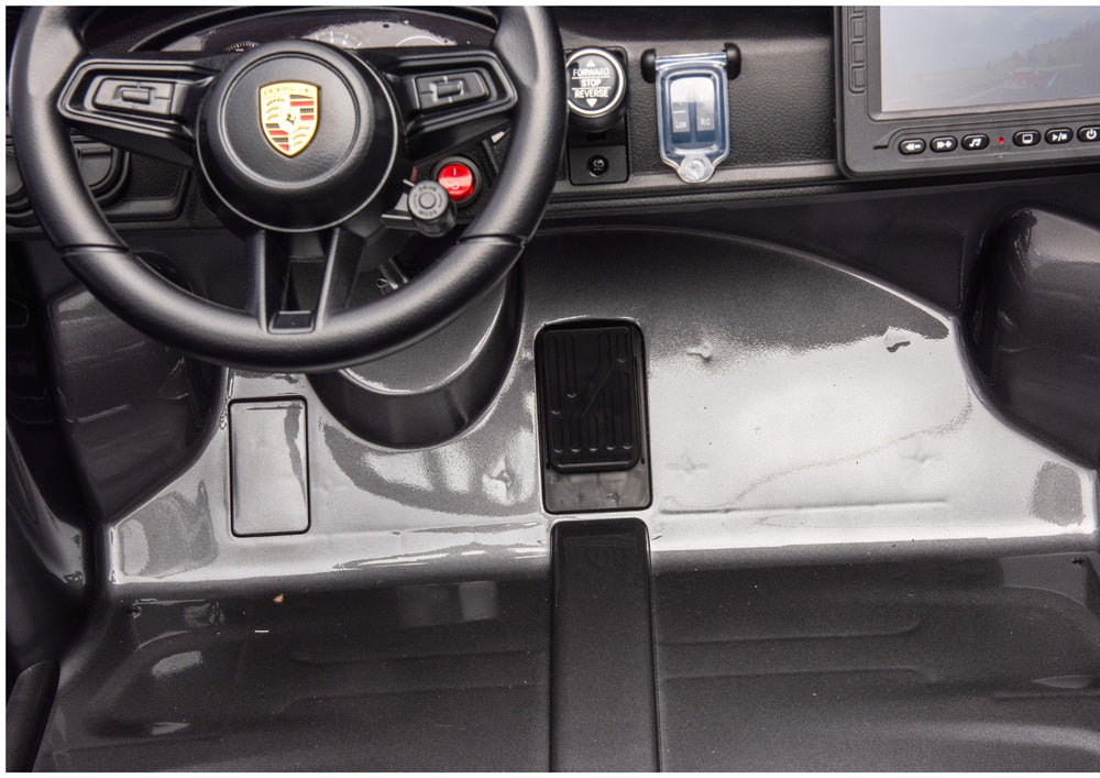 DK-P911 Porsche GT3 Electric Ride-On Car, Gray Painted - attēls 8