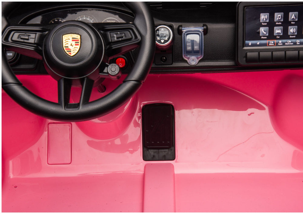 DK-P911 Porsche GT3 Pink Battery-Owned Ride-On Car - attēls 8